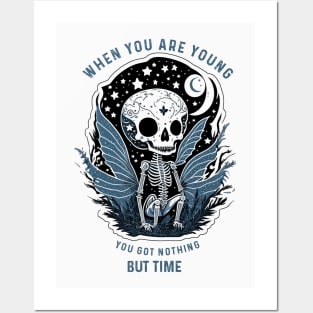 whimsical Skeleton Posters and Art